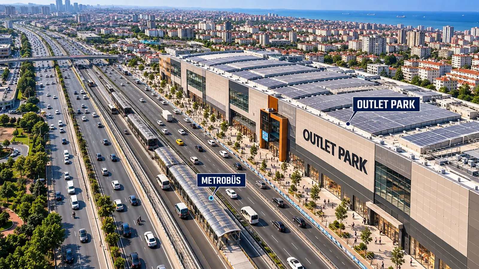 Officeinn İstanbul Outlet Park lokasyonu